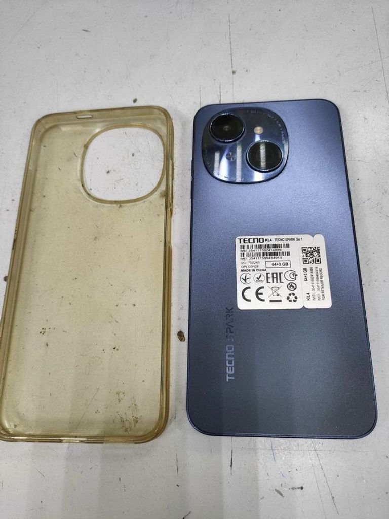 Купить Tecno spark go 1 kl4 3/64gb Б/У