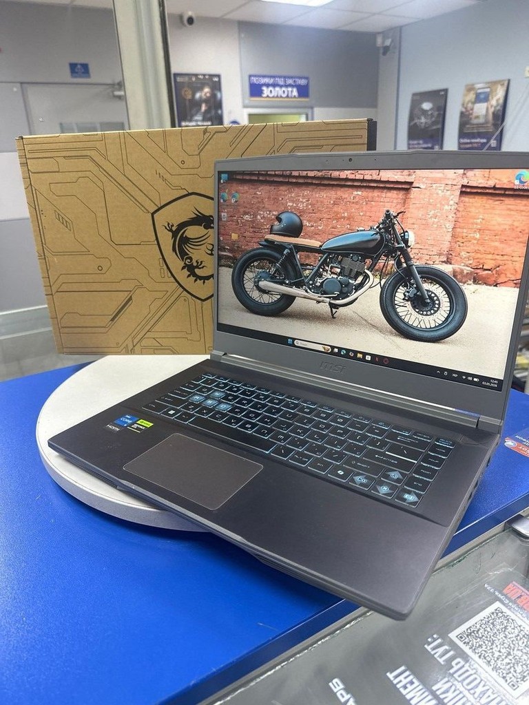 Купити Msi 15/core i5-12450h ddr5/16gb ddr3/ssd 512 gb/geforce rtx4050 6gb Б/У