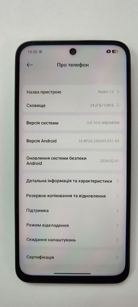 Дешево Xiaomi redmi 15 4g 6/128gb з ломбарду