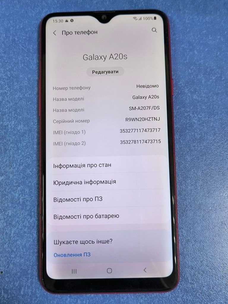 Samsung galaxy a20s 2019 a207f 3/32gb Код:01-200974037. Изображение 6