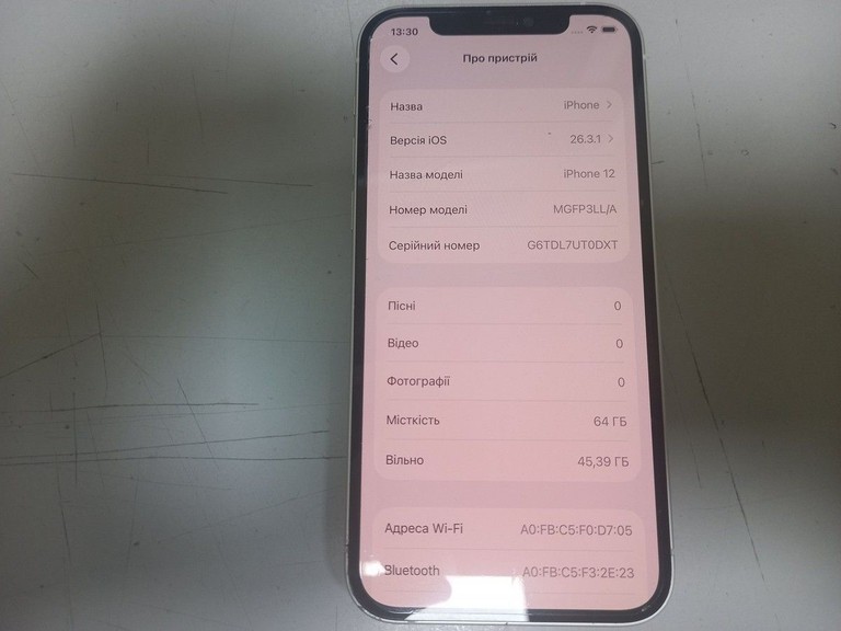 Apple iPhone 12 64GB (PRODUCT)RED Код:01-200973984. Зображення 5