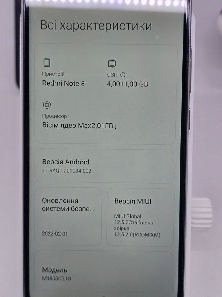 Xiaomi Redmi Note 8 4/64GB Black Код:01-200975656. Зображення 9