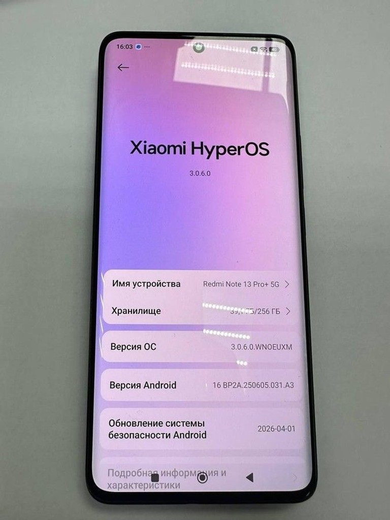 Купити Xiaomi redmi note 13 pro+ 5g 8/256gb Б/У