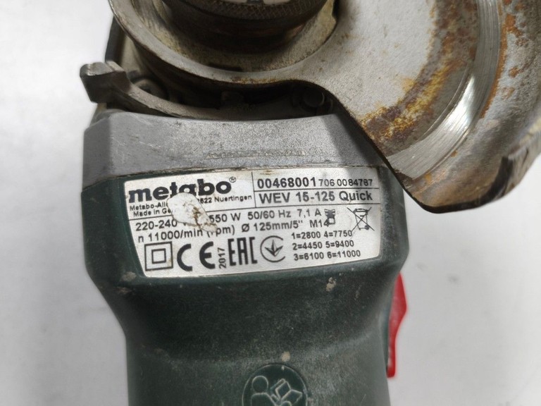Metabo wev 15-125 quick Код:01-200998760. Зображення 8