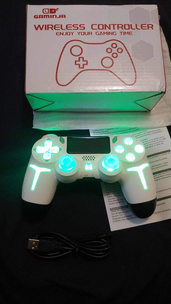 Джойстик Dualshock 4 Ps3 Ps4 ПК Android Gaminja P412 Подсветка геймпад новый Код:null. Зображення 5