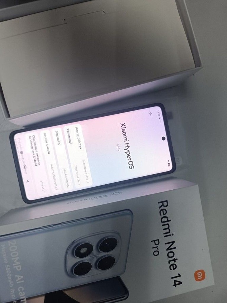 Оголошення Xiaomi redmi note 14 pro 12/512gb Б/У