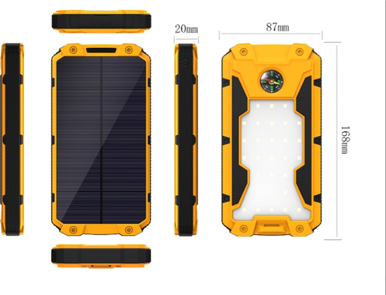 Дешево Solar 20000 mAh 2xUSB з ломбарду