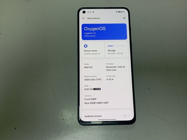 Купити Oneplus nord 2 5g 8/128gb Б/У