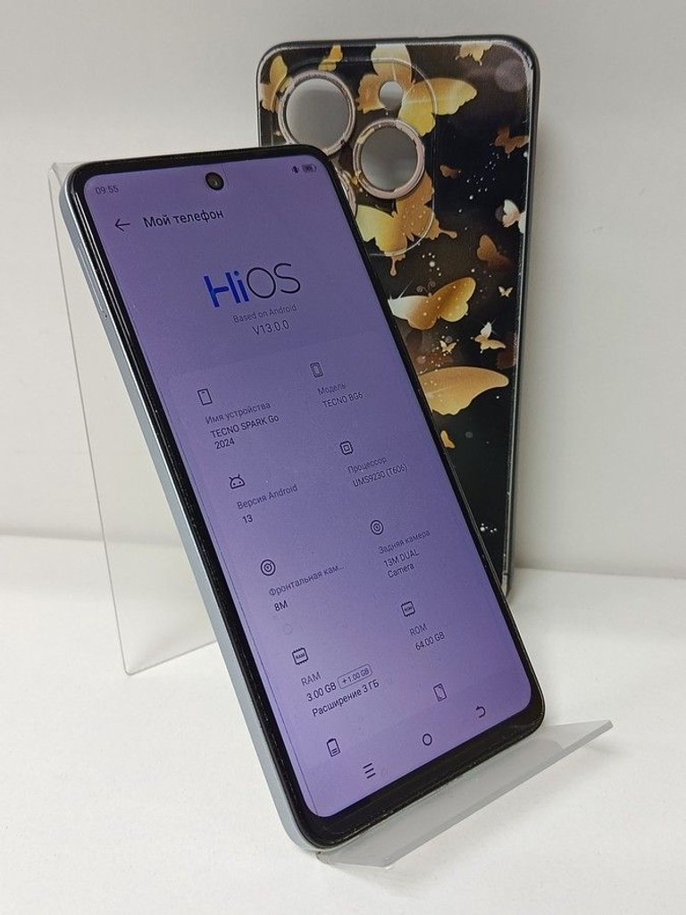 Объявление Tecno spark go 2024 3/64gb Б/У