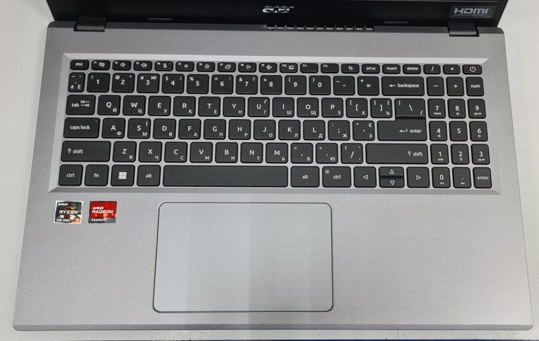Acer 15/ryzen 5 7520u ddr5/16gb ddr5/hdd *відсутній/ssd 512 gb/*інтегрована Код:01-201120635. Зображення 5