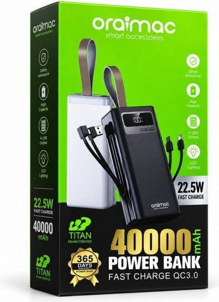 Aroimac ORA503 40000 mAh Код:null. Зображення 8