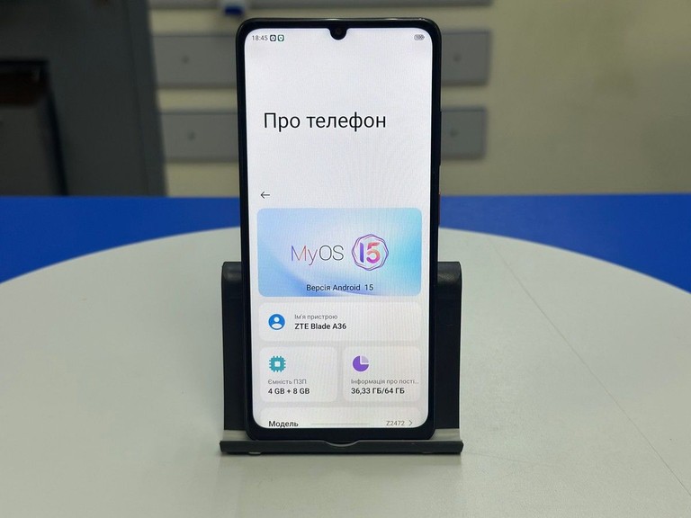 Купить Zte Blade A36 4/64GB Green Б/У