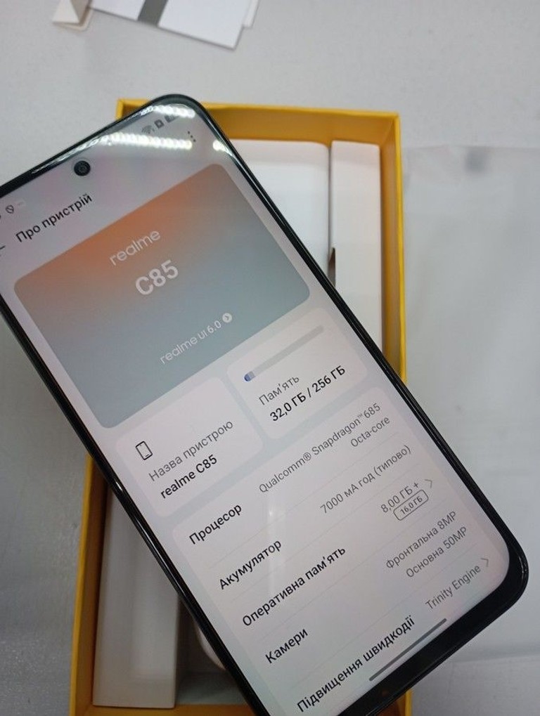 Купить Realme c85 8/256gb kingfisher Б/У