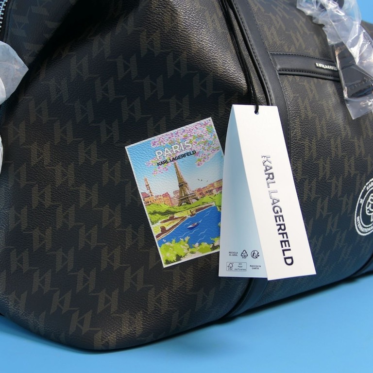Karl Lagerfeld Ikon Monogram Коричнева B1W30252 кросбоді. Код:null. Изображение 5