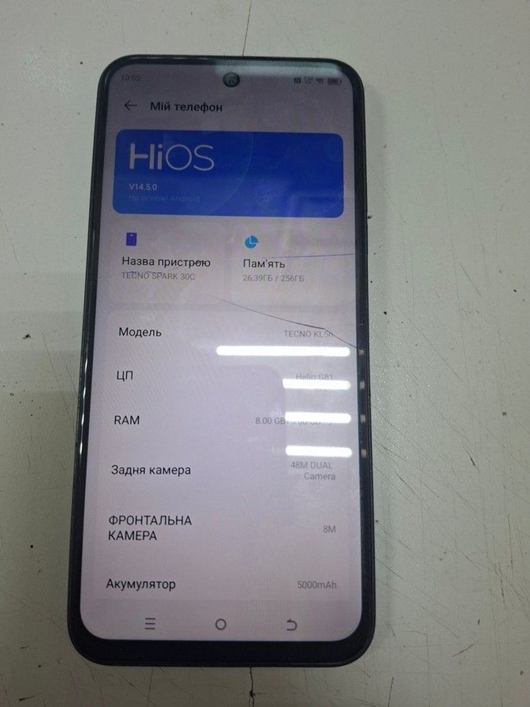Купить Tecno spark 30c kl5n 8/256gb Б/У