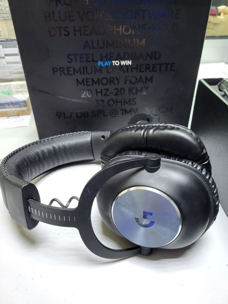 Объявление Logitech g pro x gaming headset black 981-000818 Б/У