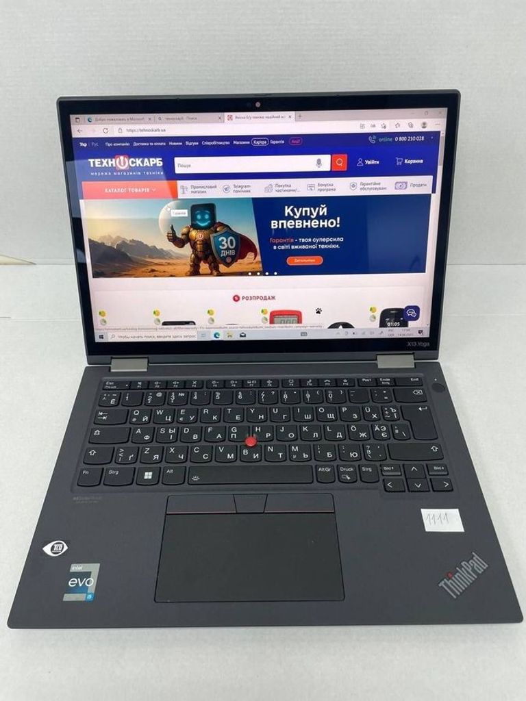 Lenovo 13/core i5-1235u ddr5/8gb ddr4/ssd 256 gb/*інтегрована Код:01-200572736. Зображення 20