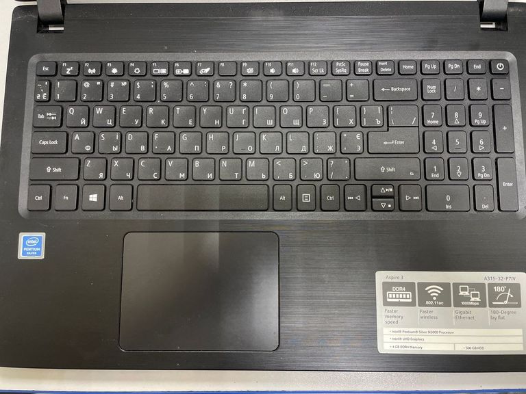 Дешево Acer 15/pentium n5000 ddr4/4gb ddr4/hdd 500 gb/ssd *відсутній/*інтегрована з ломбарду