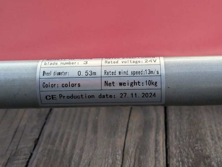 Cncest 400 Вт, 12/24 В, 3 лопаті 0,6 м Код:null. Зображення 7