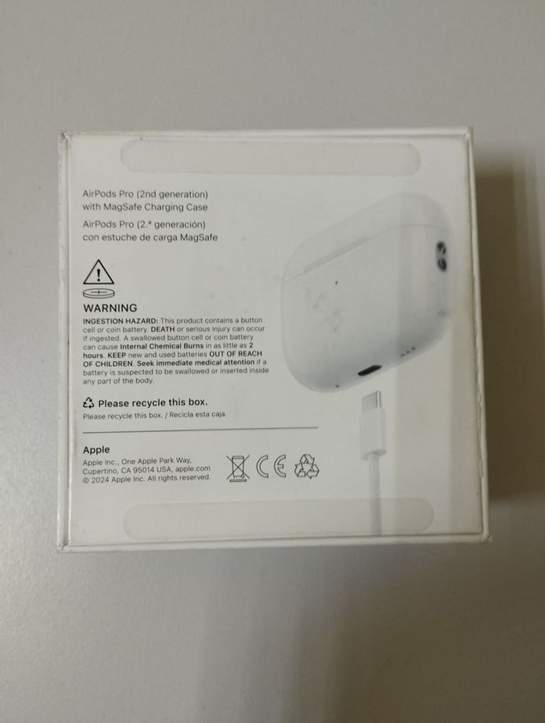 Apple airpods pro 2nd generation with magsafe charging case usb-c Код:01-200831231. Зображення 7