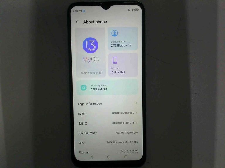 Купити Zte Blade A73 4/128GB Green Б/У
