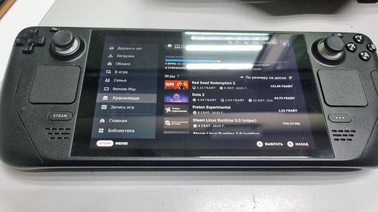 Дешиво Valve Steam Deck 512 GB с ломбарда