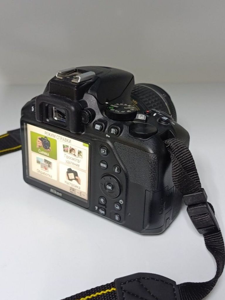 Оголошення Nikon d3500 + af-p dx 18–55 vr 1:3.5-5.6g Б/У