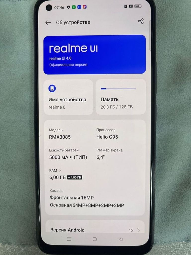 Realme 8 6/128gb Код:01-200878042. Изображение 5