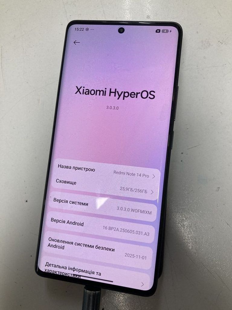 Дешиво Xiaomi redmi note 14 pro 8/256gb с ломбарда