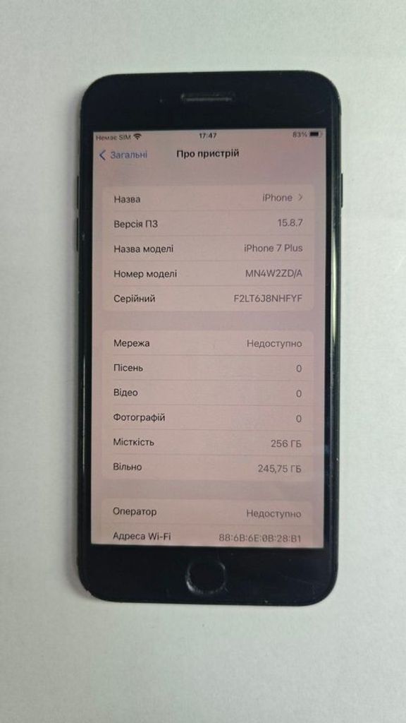 Дешево Apple iphone 7 plus 256gb з ломбарду