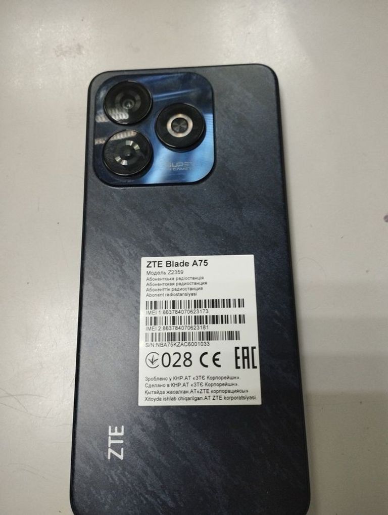 Купити Zte Blade A75 4/128GB Black Б/У
