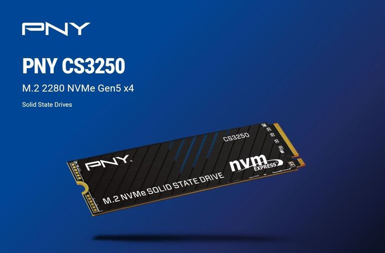 Дешево PNY CS3250 NVMe PCIe 5.0 M.2 (до 14900 MB/s) SSD 2TB  з ломбарду