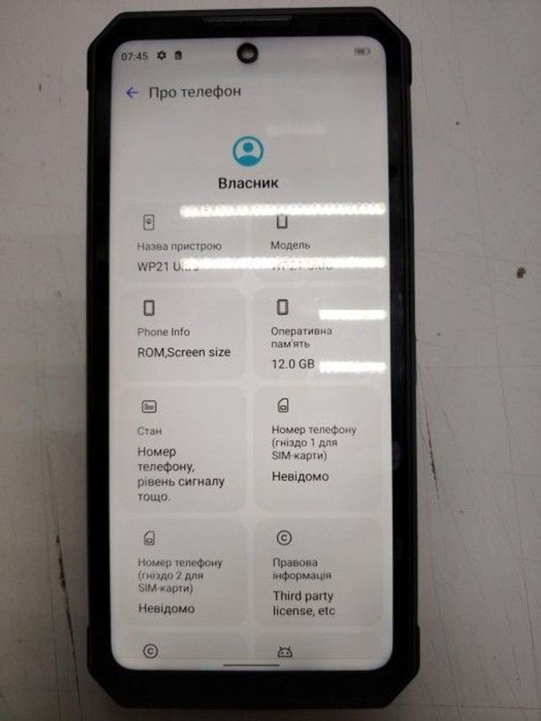 Дешево Oukitel WP21 Ultra 12/256GB Black з ломбарду