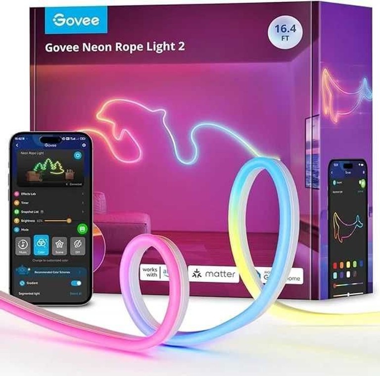 Купити Govee Neon Rope Light 2 H61D5 5 м Б/У