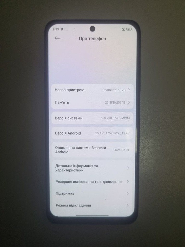 Купити Xiaomi redmi note 12s 8/256gb Б/У