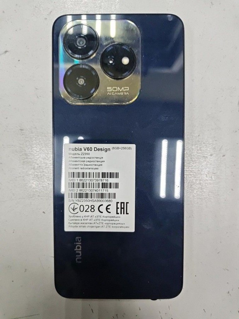 Оголошення Zte Nubia V60 Design 6/256GB Purple Б/У
