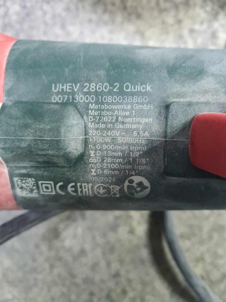 Объявление Metabo uhev 2860-2 quick Б/У