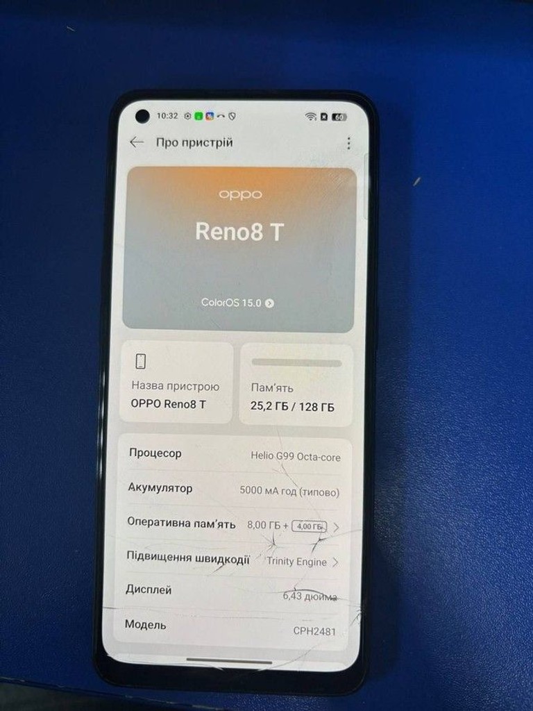 Дешево Oppo reno8 t 8/128gb з ломбарду
