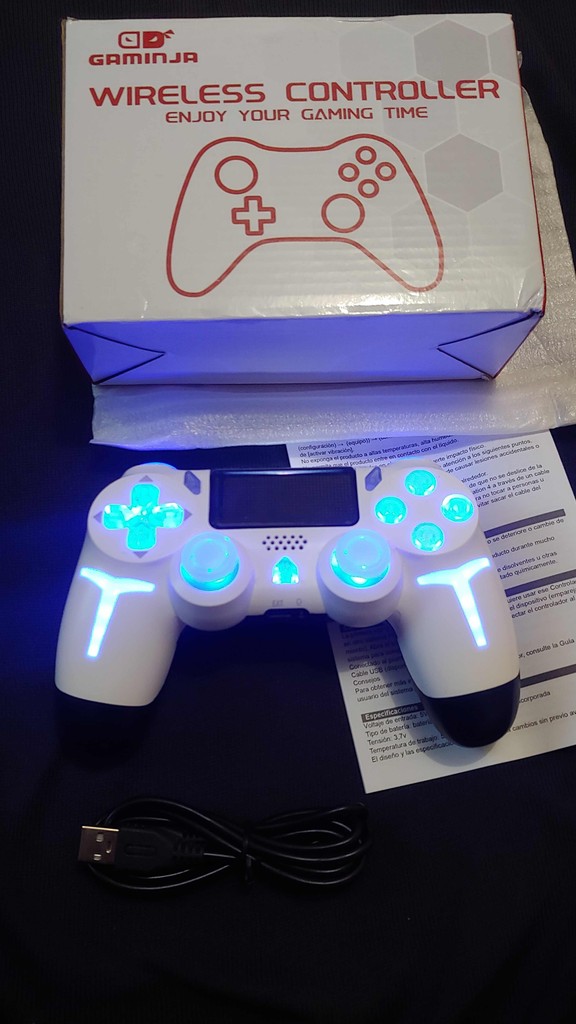 Джойстик Dualshock 4 Ps3 Ps4 ПК Android Gaminja P412 Подсветка геймпад новый Код:null. Зображення 7