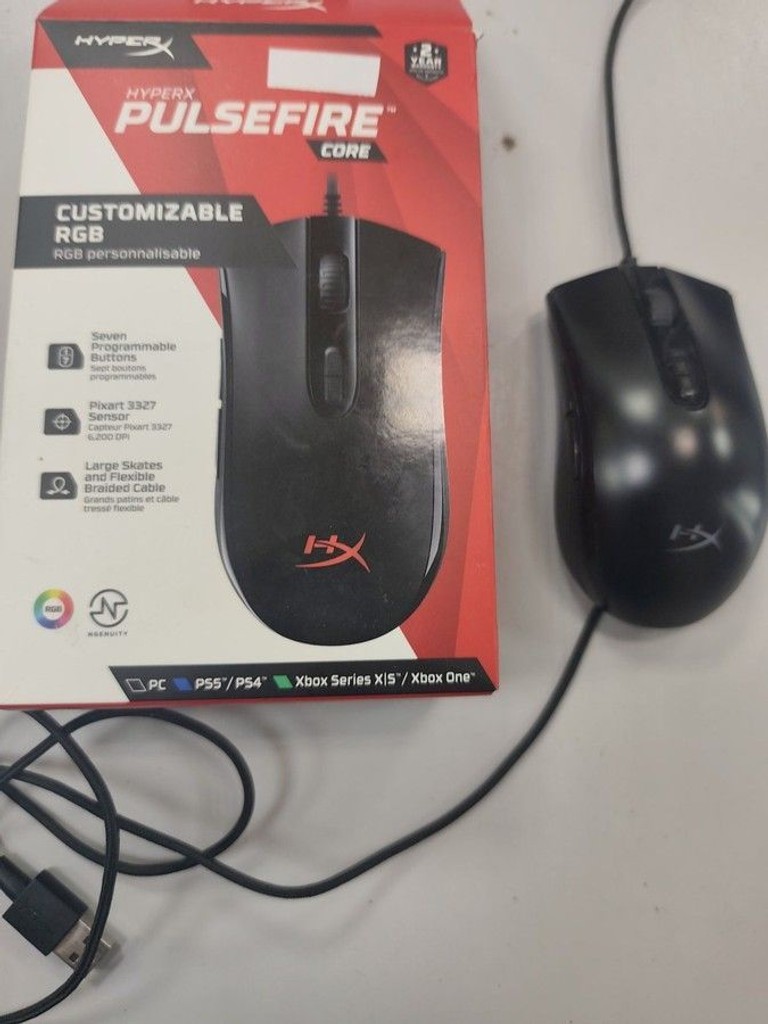 Оголошення Hyperx pulsefire core rgb Б/У