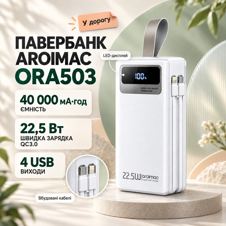 Купити Aroimac ORA503 40000 mAh Б/У