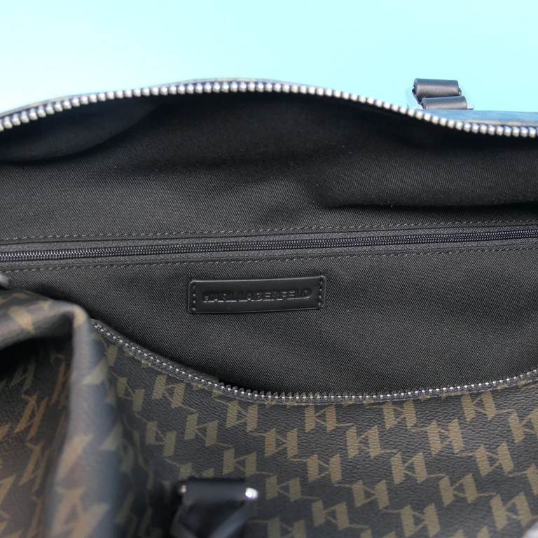 Karl Lagerfeld Ikon Monogram Коричнева B1W30252 кросбоді. Код:null. Изображение 6