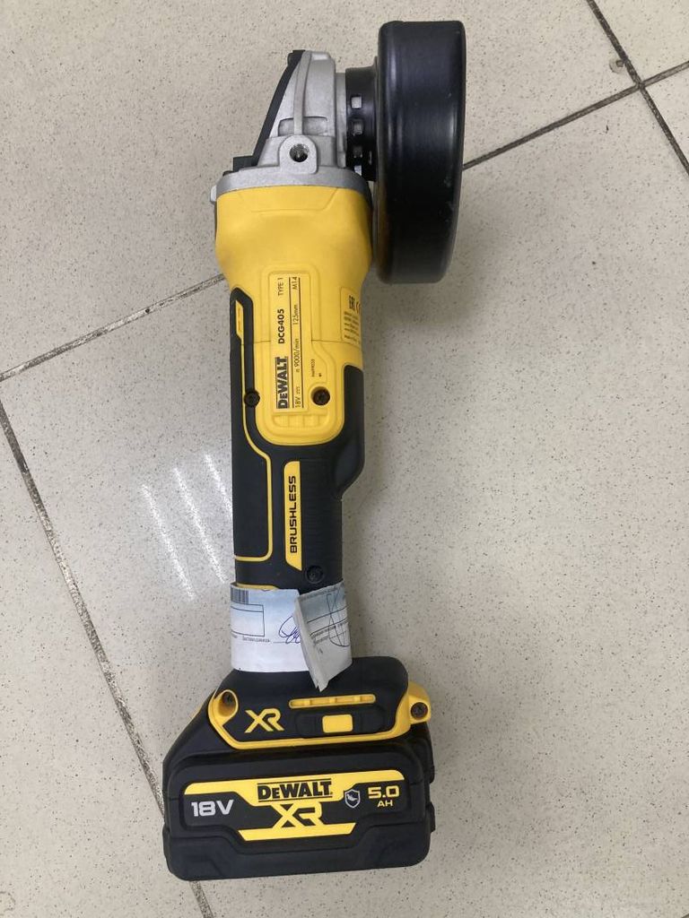 Оголошення Dewalt dcg405 2акб + зп Б/У