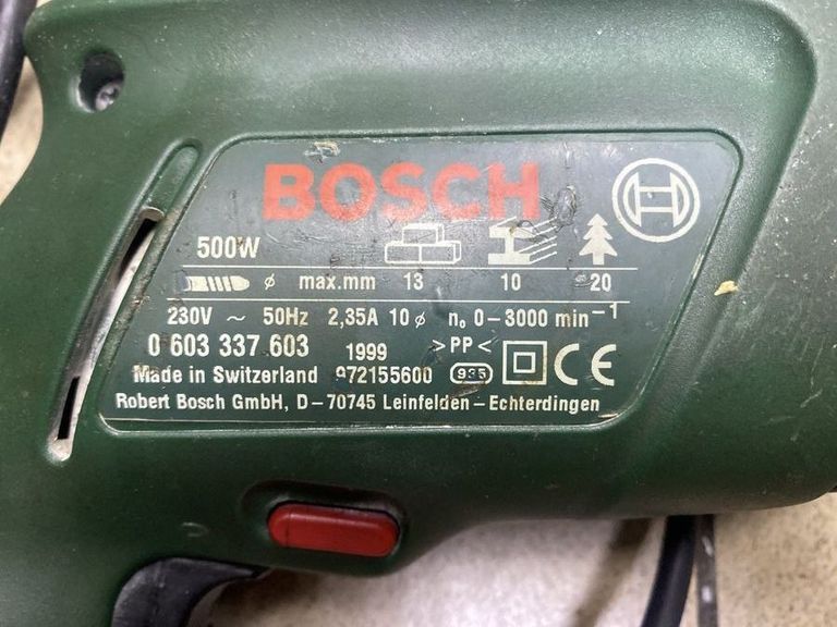 Оголошення Bosch psb 500 re Б/У