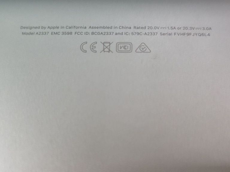 Apple MacBook Air 13'' Late 2020 Код:01-200585840. Изображение 11