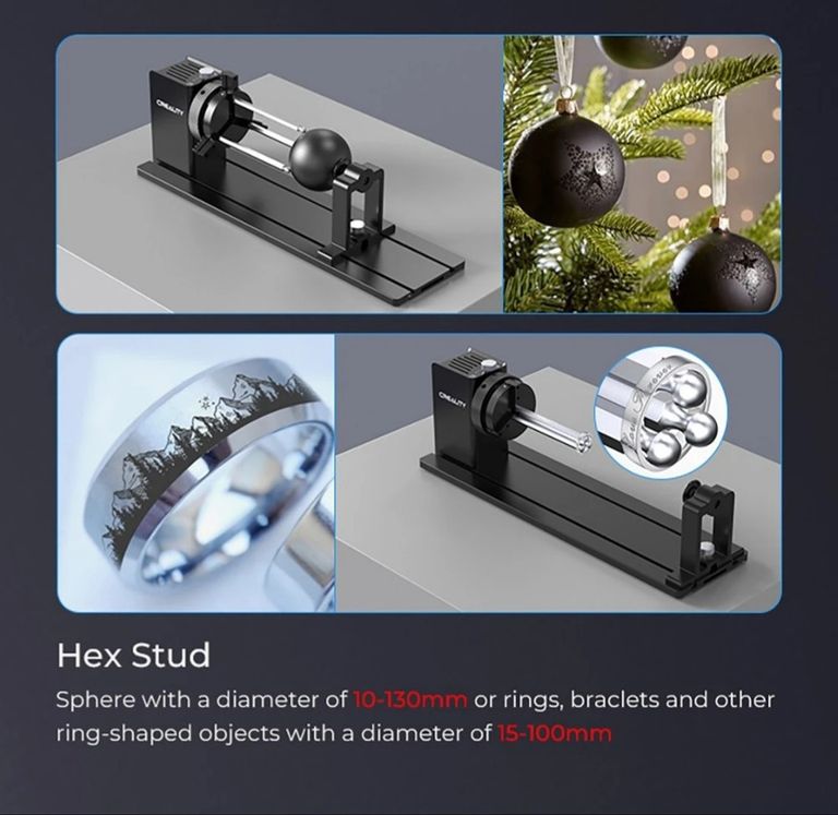 Акція! Creality Rotary Kit Pro для криволінійних поверхонь OKI. Новий. Код:null. Зображення 9