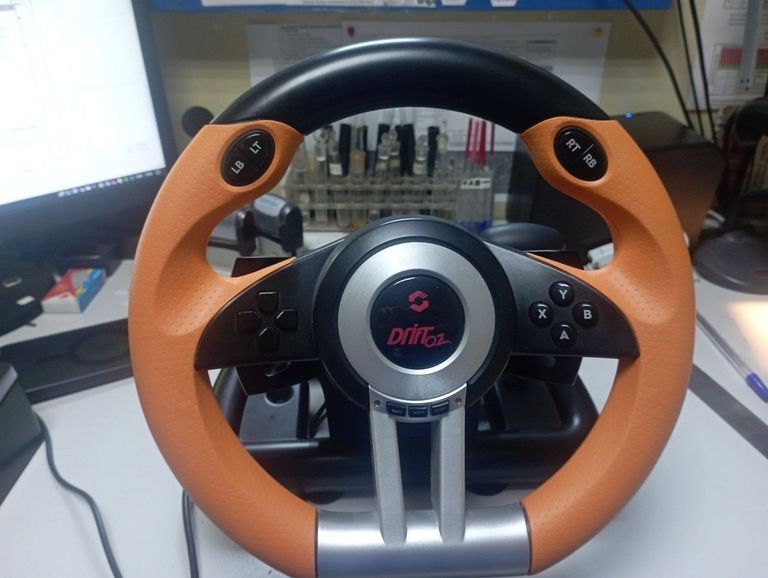 Дешиво Speed-Link drift o.z. racing wheel pc,-orange с ломбарда