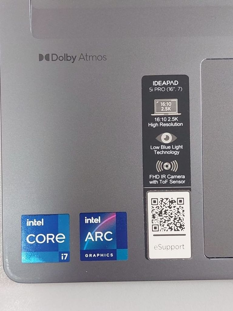 Lenovo екр15.6/core i7-12700h/2.3hz/ram 16gb/ssd512gb/arca370m Код:01-200762934. Зображення 6