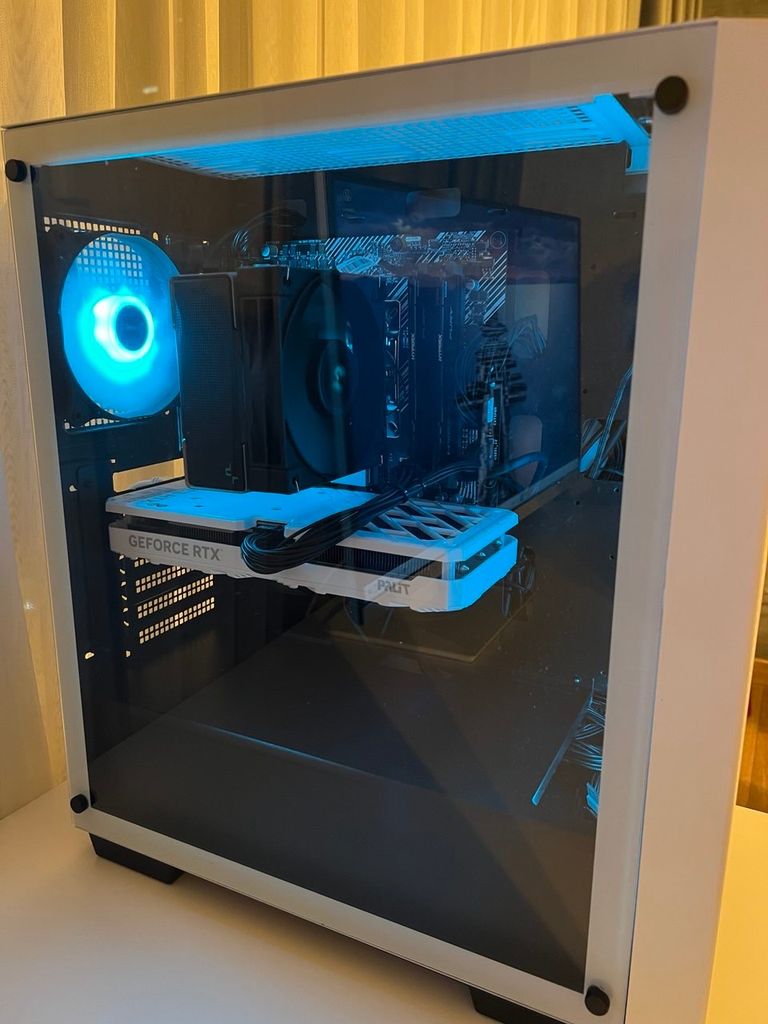 Объявление Asus PRIME B550M-A II WIFI, Ryzen 5600, GeForce RTX 4070, два SSD NVMe M.2  Б/У