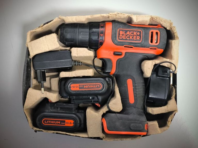 Распродажа Black&Decker bdcdd12 2акб + зп, продавец Техноскарб